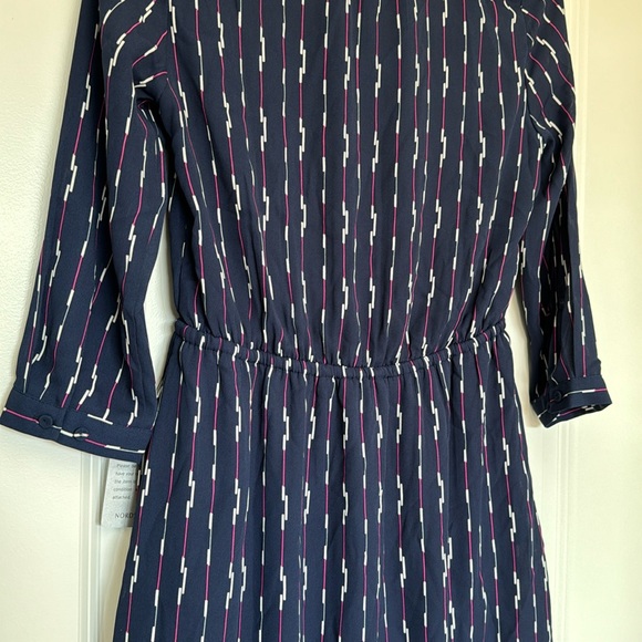 DR2 Women Indigo Navy 3/4 Sleeve Dress (XSP) - Picture 12 of 13